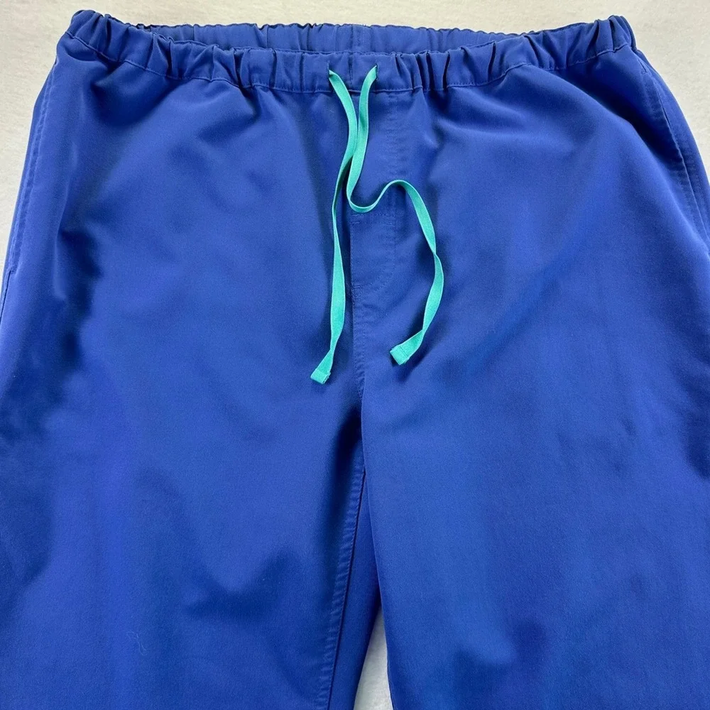 FIGS Mens Pisco Striaght Leg Royal Blue Scrub Pants Size Large FM4500 PO 1660